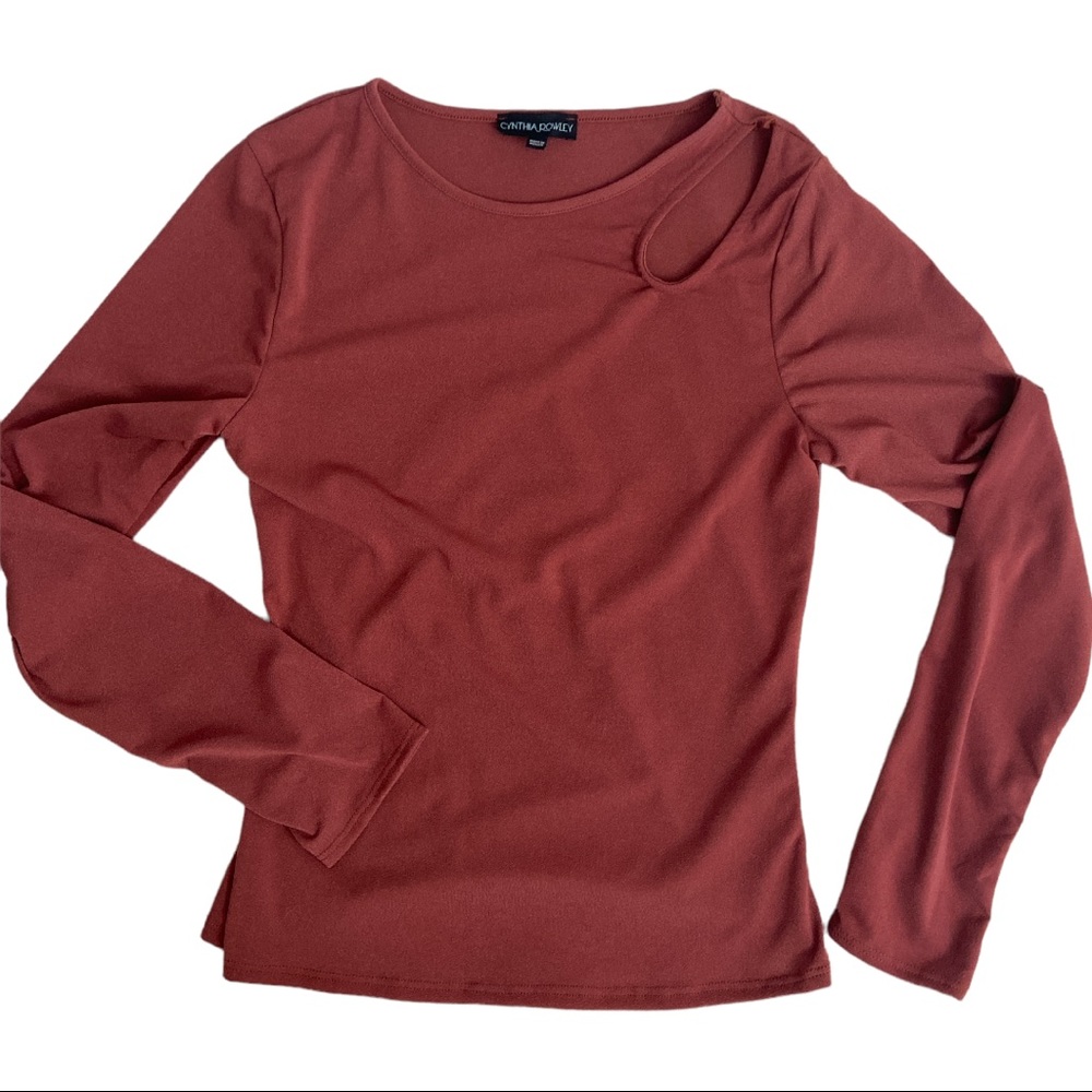 Cynthia Rowley Top Long Sleeve Top ~ NWOT